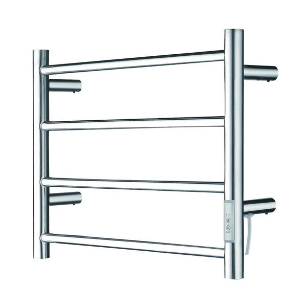 Chrome Towel Warmer 4 Bars Round