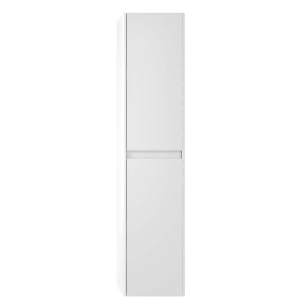 16'' matte white 2-door hanging linen cabinet