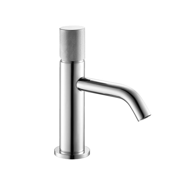 Robinet de lavabo industriel fini chrome